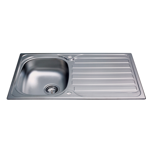 KA20SS - Stainless steel compact single bowl sink
