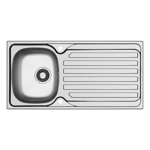 KA21SS - Stainless steel single bowl sink