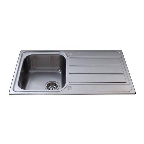 KA50SS - Stainless steel compact single bowl sink