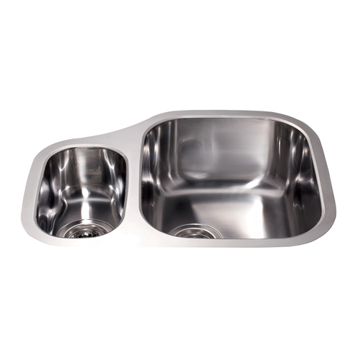 KCC27SS - Stainless steel undermount one & a half bowl sink