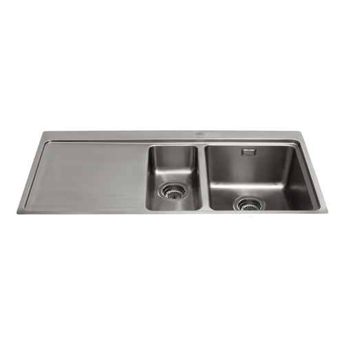 KVF22LSS - One and a half bowl flush-fit sink