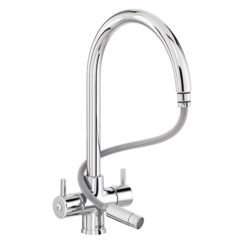 TC56CH - Monobloc tap with pull-out spout