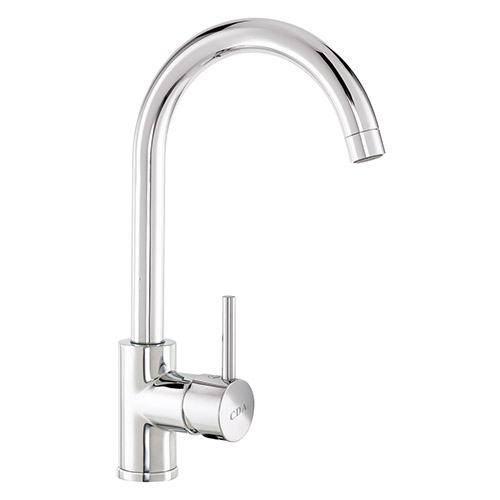 TC57CH - Side single lever tap with swan neck spout