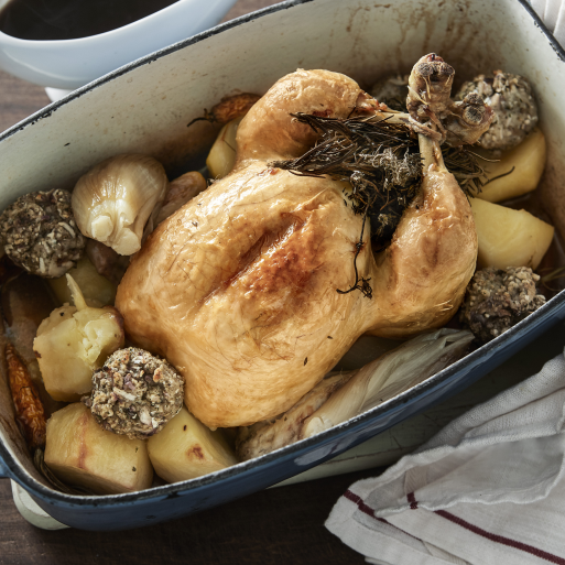 One Pot Roast Chicken Dinner